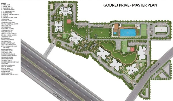Godrej Riverine Master Plan