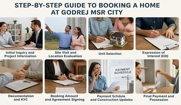 Step-by-Step Guide to Booking a Home at Godrej MSR City