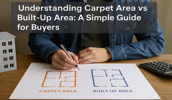 Understanding Carpet Area vs Built-Up Area: A Simple Guide for Buyers